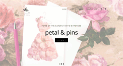 Desktop Screenshot of petalandpins.com